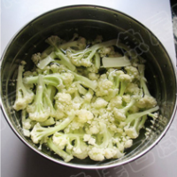 干锅松花菜的做法 图解4 -->