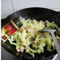 干锅松花菜的做法 图解10 -->