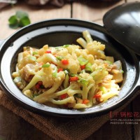 干锅松花菜的做法 图解13 -->
