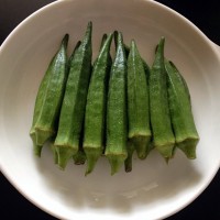 健康营养之凉拌秋葵的做法 图解1 -->