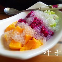 厦日缤纷水果椰浆西米捞的做法 图解4 -->