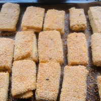 芝麻酥饼的做法 图解13 -->