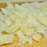 韩式白菜炖蛤蜊的做法 图解2 -->