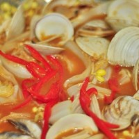 韩式白菜炖蛤蜊的做法 图解9 -->