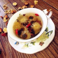 菊花山楂绿茶---夏日降火清脂的做法 图解11 -->