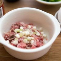 精选营养早餐--香葱肉沫吐司盒 的做法 图解3 -->