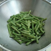 干煸豆角的做法 图解3 -->