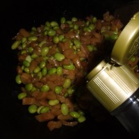 毛豆炒萝卜干的做法 图解8 -->