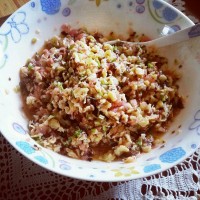 西红柿鸡蛋水饺的做法 图解1 -->