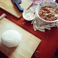 西红柿鸡蛋水饺的做法 图解2 -->