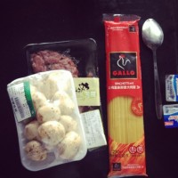 蘑菇牛肉意面的做法 图解1 -->