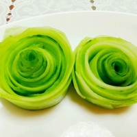 黄瓜绿玫瑰的做法 图解8 -->