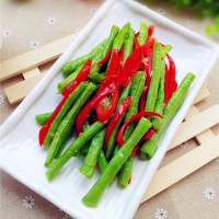 红椒炒豆角的做法 图解8 -->