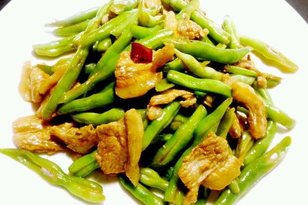 家常下饭菜~豆角炒五花肉的做法