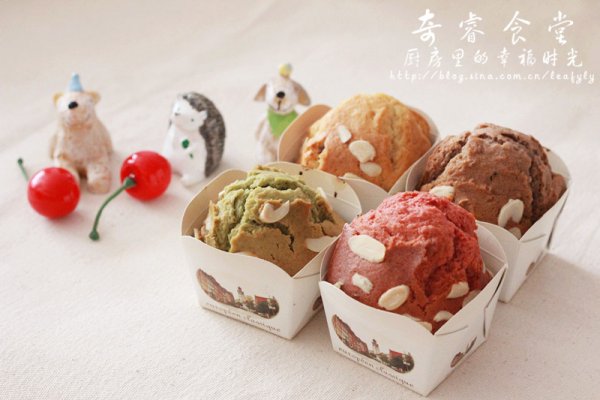 四色蓝莓马芬的做法