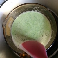 西兰花豆浆浓汤的做法 图解5 -->