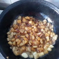 茄子打卤面的做法 图解8 -->