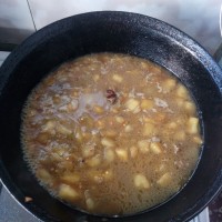 茄子打卤面的做法 图解9 -->