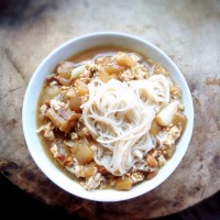 茄子打卤面的做法 图解11 -->
