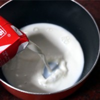 牛奶燕麦糊的做法 图解2 -->