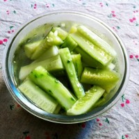 夏日超简易自制凉品-冰镇糖醋黄瓜的做法 图解7 -->