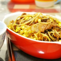 黄豆芽炒粉条的做法 图解10 -->