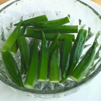 冰镇秋葵的做法 图解4 -->
