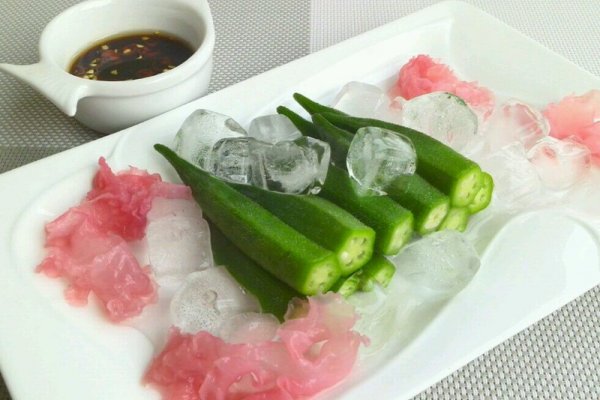 冰镇秋葵的做法