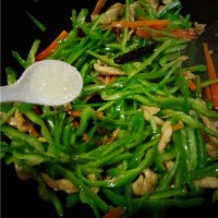 青椒鸡肉丝的做法 图解9 -->
