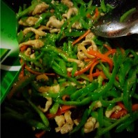青椒鸡肉丝的做法 图解10 -->