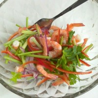 芒果鲜虾沙拉的做法 图解4 -->