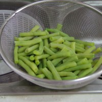 川味--回锅豇豆的做法 图解3 -->