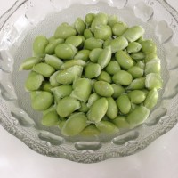 夏日清爽菜——毛豆焖豆腐的做法 图解1 -->