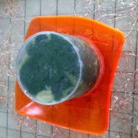 浇汁菠菜的做法 图解2 -->