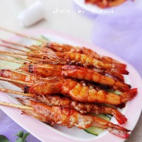 世界杯美食——烤虾串的做法 图解10 -->