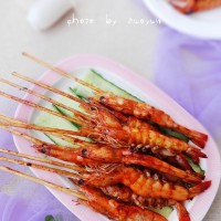 世界杯美食——烤虾串的做法 图解11 -->