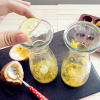 青柠百香果夏日特饮的做法 图解4 -->