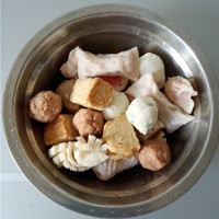 韩式辣白菜丸子汤的做法 图解3 -->