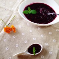 年轻的秘密:玫瑰蜂蜜火龙果酱的做法 图解5 -->