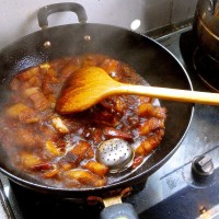 快手晚餐家常红烧肉的做法 图解9 -->