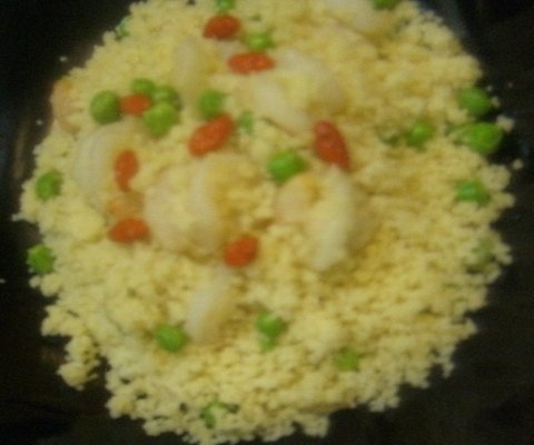 阿拉伯美食——虾仁古斯古斯 的做法