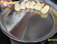 黃金鹽水豆腐的做法 图解7 -->