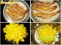 菊花贵妃虾的做法 图解1 -->