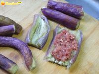 肉茄子饼的做法 图解3 -->