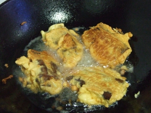 肉茄子饼的做法