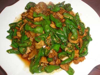 辣椒炒肉的做法