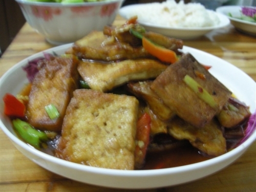 二面黄(豆腐)的做法