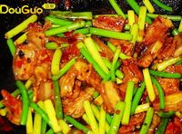 蒜薹回锅肉的做法 图解4 -->