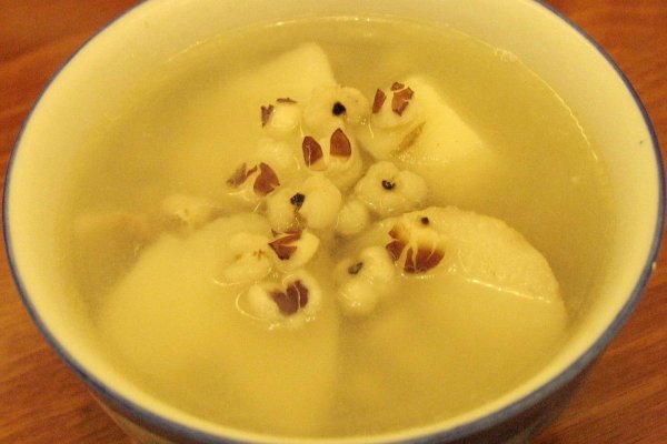 淮山薏米芡实汤的做法