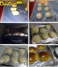 营养早餐猪肉汉堡的做法 图解2 -->